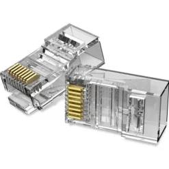 VENTION PACK DE 10 CONECTORES RJ45 MACHO CAT.6 - COLOR TRANSPARENTE