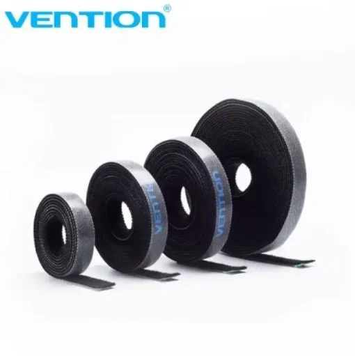 VENTION TIRA ORGANIZADORA DE CABLES - 2M - COLOR NEGRO