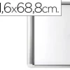 VITRINA DE ANUNCIO BI-OFFICE MAGNETICA 816X688 MM PARA EXTERIOR CON MARCO DE ALUMINIO Y CERRADURA
