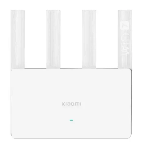 XIAOMI MI ROUTER BE3600 DUAL BAND WIFI 7 - HASTA 3600MBPS - 1 PUERTO 2.5G Y 3 PUERTOS GIGABIT ETHERNET - 4 ANTENAS EXTERNAS - COLOR BLANCO
