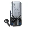 XO AURICULARES INALAMBRICOS - CAJA CON ILUMINACION RGB - BLUETOOTH 53 - HASTA 4 HORAS DE MUSICA - BATERIA DE 30MAH - CARGA COMPLETA 3 VECES - DIMENSIONES 68X23X47MM - PESO 74GR - SONIDO DE APERTURA Y