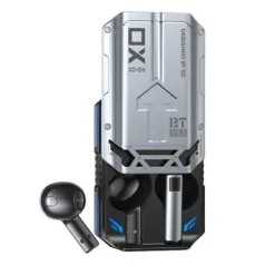 XO AURICULARES INALAMBRICOS - CAJA CON ILUMINACION RGB - BLUETOOTH 53 - HASTA 4 HORAS DE MUSICA - BATERIA DE 30MAH - CARGA COMPLETA 3 VECES - DIMENSIONES 68X23X47MM - PESO 74GR - SONIDO DE APERTURA Y