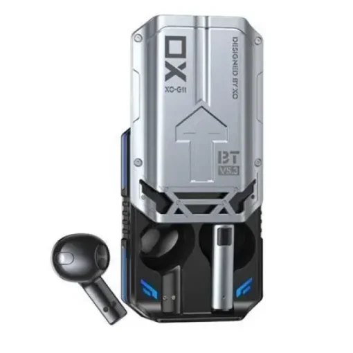 XO AURICULARES INALAMBRICOS - CAJA CON ILUMINACION RGB - BLUETOOTH 53 - HASTA 4 HORAS DE MUSICA - BATERIA DE 30MAH - CARGA COMPLETA 3 VECES - DIMENSIONES 68X23X47MM - PESO 74GR - SONIDO DE APERTURA Y