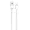 XO NB166 CABLE USB-A MACHO A LIGHTNING 5A - CARGA + TRANSMISION DE DATOS ALTA VELOCIDAD - LONGITUD 1M