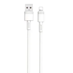 XO NB166 CABLE USB-A MACHO A LIGHTNING 5A - CARGA + TRANSMISION DE DATOS ALTA VELOCIDAD - LONGITUD 1M