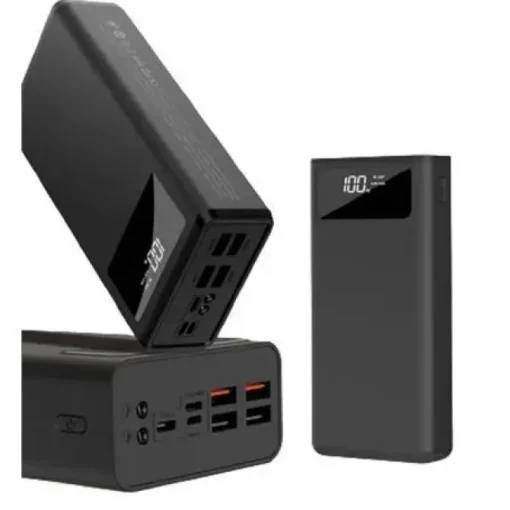 XO PR123 POWERBANK 30000MAH - 4 SALIDAS USB-A - ENTRADAS MICROUSB, USB-C Y LIGHTNING - PANTALLA LCD - FUNCION LINTERNA - CARGA RAPIDA - RESISTENTE