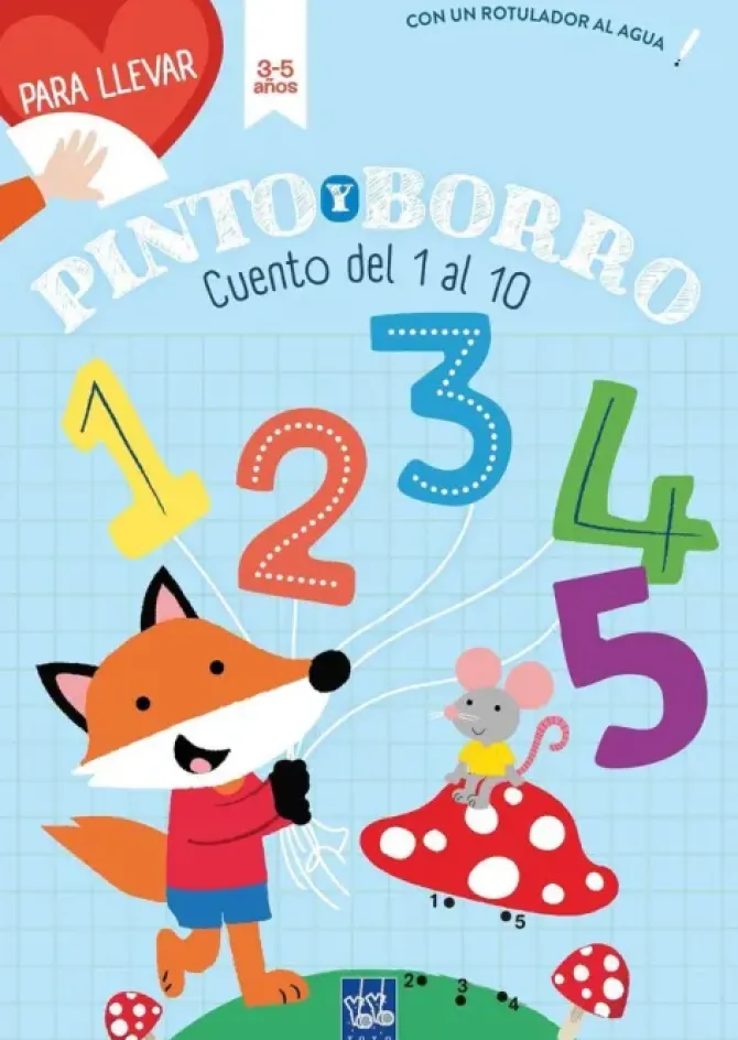 3-5 A¥OS - PINTO Y BORRO - CUENTO DEL 1 AL 10