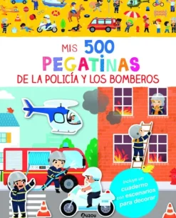 500 PEGATINAS POLICIAS, BOMBEROS
