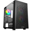ABYSM DANUBE INVA MX202 CAJA TORRE ITX, MICRO ATX - LATERAL CRISTAL TEMPLADO - 3.5 Y 2.5 - USB-A, USB-C Y AUDIO - 3 VENTILADORES ARGB INSTALADO - SOPORTA REFRIGERACION LIQUIDA