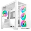 ABYSM DANUBE SAVA 285 BX203 WHITE ARGB CAJA TORRE ATX, ITX, MICRO ATX - LATERAL Y FRONTAL CRISTAL TEMPLADO - 3.5 Y 2.5 - USB-A, USB-C Y AUDIO - 4 VENTILADORES ARGB INSTALADOS - SOPORTA REFRIGERACION L