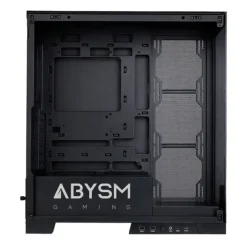 ABYSM DANUBE SAVA H500 BLACK CAJA TORRE ATX, ITX, MICRO ATX - LATERAL Y FRONTAL CRISTAL TEMPLADO - 3.5 Y 2.5 - USB-A, USB-C Y AUDIO - 4 VENTILADORES ARGB INSTALADOS - SOPORTA REFRIGERACION LIQUIDA