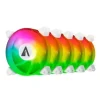 ABYSM GAMING ARCLIGHT PACK DE 5 VENTILADORES 120MM CON ILUMINACION ARGB - VELOCIDAD MAX. 1500RPM - INCLUYE CONTROLADOR Y MANDO A DISTANCIA