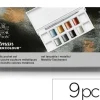 ACUARELA WINSOR&NEWTON CAJA METALICA BOLSILLO CON 8 COLORES METALICOS + PINCEL
