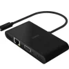 ADAPTADOR BELKIN AVC004BTBK USB-C A USB-A 3.0 ETHERNET VGA Y HDMI (4K) + CARGA 100W COLOR NEGRO