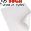 ADHESIVO OFFSET 80GR 50HOJAS A-5 PARA IMPRESORA CON CORTES TRASEROS