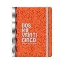 AGENDA ANUAL (2025) DOHE CUTE ESPIRAL TAPA EXTRA CON GOMA 15X21 D/P MAGMA