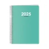 AGENDA ANUAL (2025) DOHE METROPOLI ESPIRAL TAPA PP 210X150 D/P VERDE