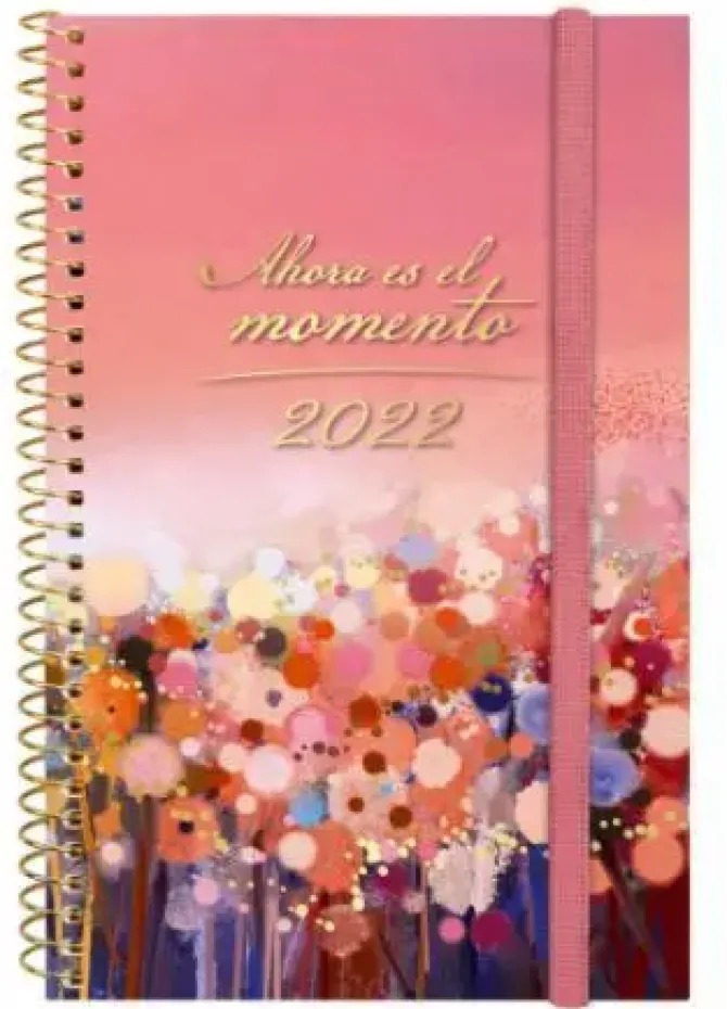 AGENDA FINOCAM 2022 ESPIRAL DESSING AHORA ES EL MOMENTO 11,7X18,1CM SEMANA VISTA APAISADA 742212022