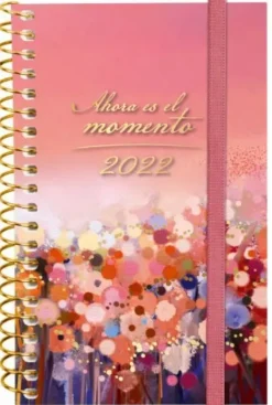 AGENDA FINOCAM 2022 ESPIRAL DESSING AHORA ES EL MOMENTO 12,7X7,9CM SEMANA VISTA APAISADA 742202022