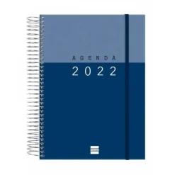 AGENDA FINOCAM ANTIBAC E10 DP22 AZUL