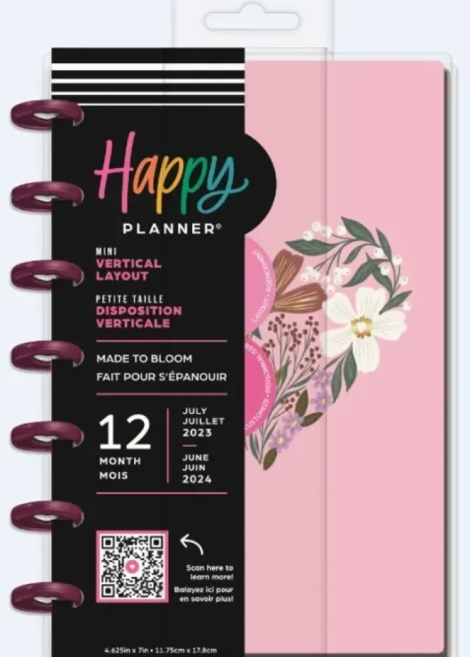 AGENDA HAPPY PLANNER BLOOM 12 MESES