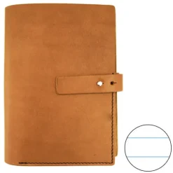 AGENDA MK PIEL GRANDE MARRON CL.HORIZ