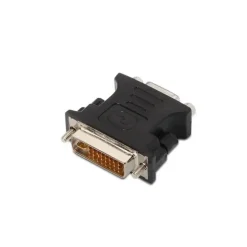 AISENS ADAPTADOR DVI A SVGA - 24+5/MACHO-HDB15/HEMBRA - COLOR NEGRO