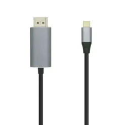 AISENS CABLE CONVERSOR USB-C A DISPLAYPORT 4K@60HZ - USB-C/M-DP/M - 0.8M - COLOR NEGRO