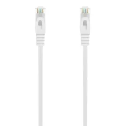 AISENS CABLE DE RED LATIGUILLO RJ45 LSZH CAT.6A 500 MHZ UTP AWG24 - 0.25M - LIBRE DE HALOGENOS - 10 GIGABIT/S - COLOR BLANCO