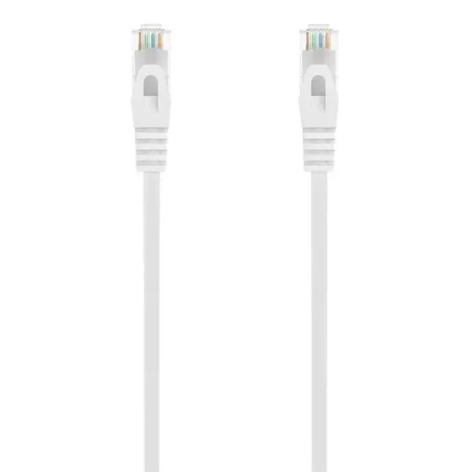 AISENS CABLE DE RED LATIGUILLO RJ45 LSZH CAT.6A 500 MHZ UTP AWG24 - 1.5M - LIBRE DE HALOGENOS - 10 GIGABIT/S - COLOR BLANCO