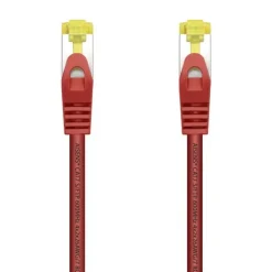 AISENS CABLE DE RED LATIGUILLO RJ45 LSZH CAT.7 600 MHZ S/FTP PIMF AWG26 - 1.0M - COLOR ROJO