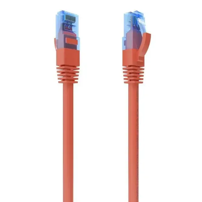 AISENS CABLE DE RED LATIGUILLO RJ45 CAT.6 UTP AWG26 CCA - 25CM - COLOR ROJO