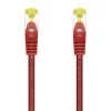 AISENS CABLE DE RED LATIGUILLO RJ45 LSZH CAT.7 600 MHZ S/FTP PIMF AWG26 - 25CM - COLOR ROJO
