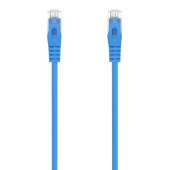 AISENS CABLE DE RED LATIGUILLO RJ45 LSZH CAT.6A 500 MHZ UTP AWG24 - 2M - LIBRE DE HALOGENOS - 10 GIGABIT/S - COLOR AZUL
