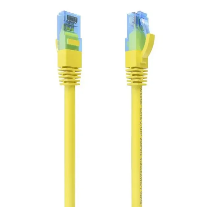 AISENS CABLE DE RED LATIGUILLO RJ45 CAT.6 UTP AWG26 CCA - 2.0M - COLOR AMARILLO