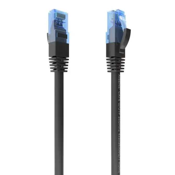 AISENS CABLE DE RED LATIGUILLO RJ45 CAT.6 UTP AWG26 CCA - 1.5M - COLOR NEGRO