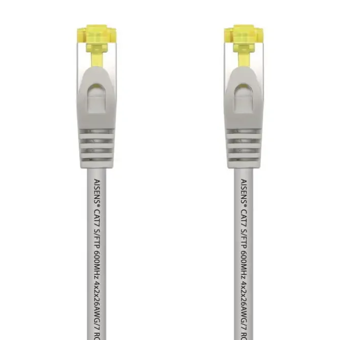 AISENS CABLE DE RED LATIGUILLO RJ45 LSZH CAT.7 600 MHZ S/FTP PIMF AWG26 - 2.0M - COLOR GRIS