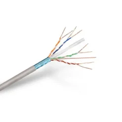 AISENS CABLE DE RED RJ45 CAT.6 FTP RIGIDO AWG24 - BOBINA DE 100M 100% COBRE PARA LA INSTALACION - COLOR GRIS