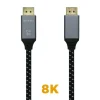 AISENS CABLE DISPLAYPORT V1.4 8K@60HZ - DP/M-DP/M - 1.5M - COLOR GRIS