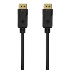 AISENS CABLE DISPLAYPORT V1.2 4K@60HZ - DP/M-DP/M - 0.5M - COLOR NEGRO