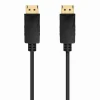 AISENS CABLE DISPLAYPORT V1.2 CCS 4K@60HZ - DP/M-DP/M - 1.5M - COLOR NEGRO
