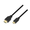 AISENS CABLE HDMI A MINI HDMI ALTA VELOCIDAD / HEC - A MACHO-C/MACHO - 3.0M - COMPATIBILIDAD 3D Y ETHERNET - COLOR NEGRO