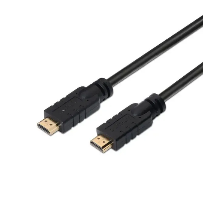 AISENS CABLE HDMI ALTA VELOCIDAD / HEC CON REPETIDOR - A MACHO-A MACHO - 30M - CHIPSET PARA AMPLIFICAR LA SEÑAL FULL HD - COLOR NEGRO