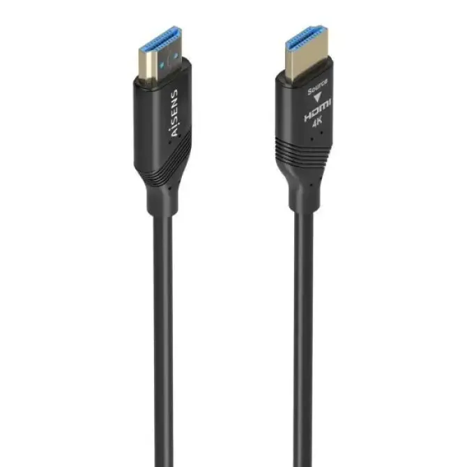 AISENS CABLE HDMI V2.0 AOC PREMIUM ALTA VELOCIDAD - HEC 4K@60HZ 18GBPS - 10M - COLOR NEGRO
