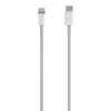 AISENS CABLE LIGHTNING A USB-C USB 2.0, LIGHTNING/M-USB-C/M - 0.5M - COLOR BLANCO