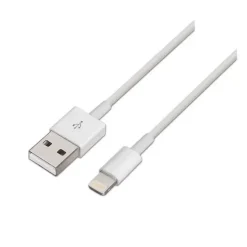 AISENS CABLE LIGHTNING A USB 2.0 - LIGHTNING/M-USB A MACHO - 2.0M - COLOR BLANCO