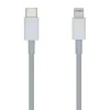 AISENS CABLE LIGHTNING A USB-C USB 2.0 - LIGHTNING/M-USB-C/M - 20CM - COLOR BLANCO