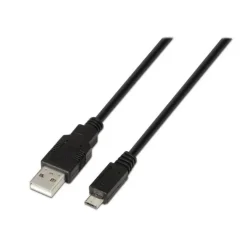 AISENS CABLE USB 2.0 - TIPO A MACHO A MICRO B MACHO - 1.8M - COLOR NEGRO