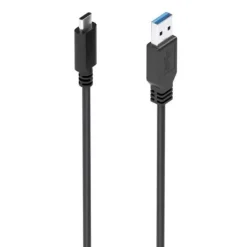 AISENS CABLE USB 3.1 GEN2 10GBPS - CONECTOR USB-C A USB-A - CARGA HASTA 3A - TRANSFERENCIA 10GBPS - COMPATIBLE THUNDERBOLT 3 - COLOR NEGRO