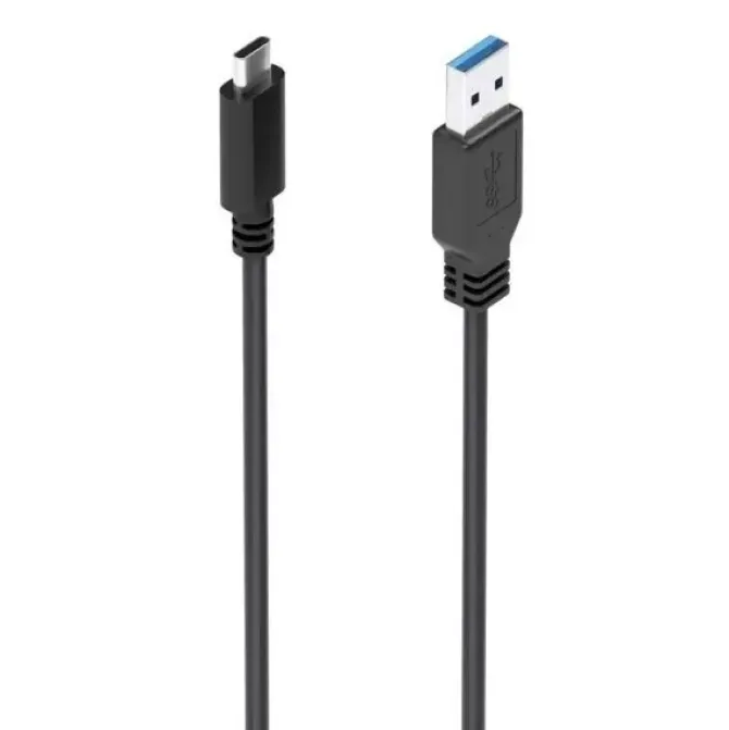 AISENS CABLE USB 3.1 GEN2 10GBPS - CONECTOR USB-C A USB-A - CARGA HASTA 3A - TRANSFERENCIA 10GBPS - COMPATIBLE THUNDERBOLT 3 - COLOR NEGRO